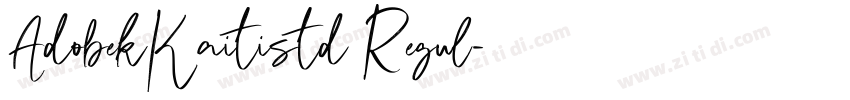 AdobekKaitistd Regul字体转换 AdobekKaitistd Regul字体转换